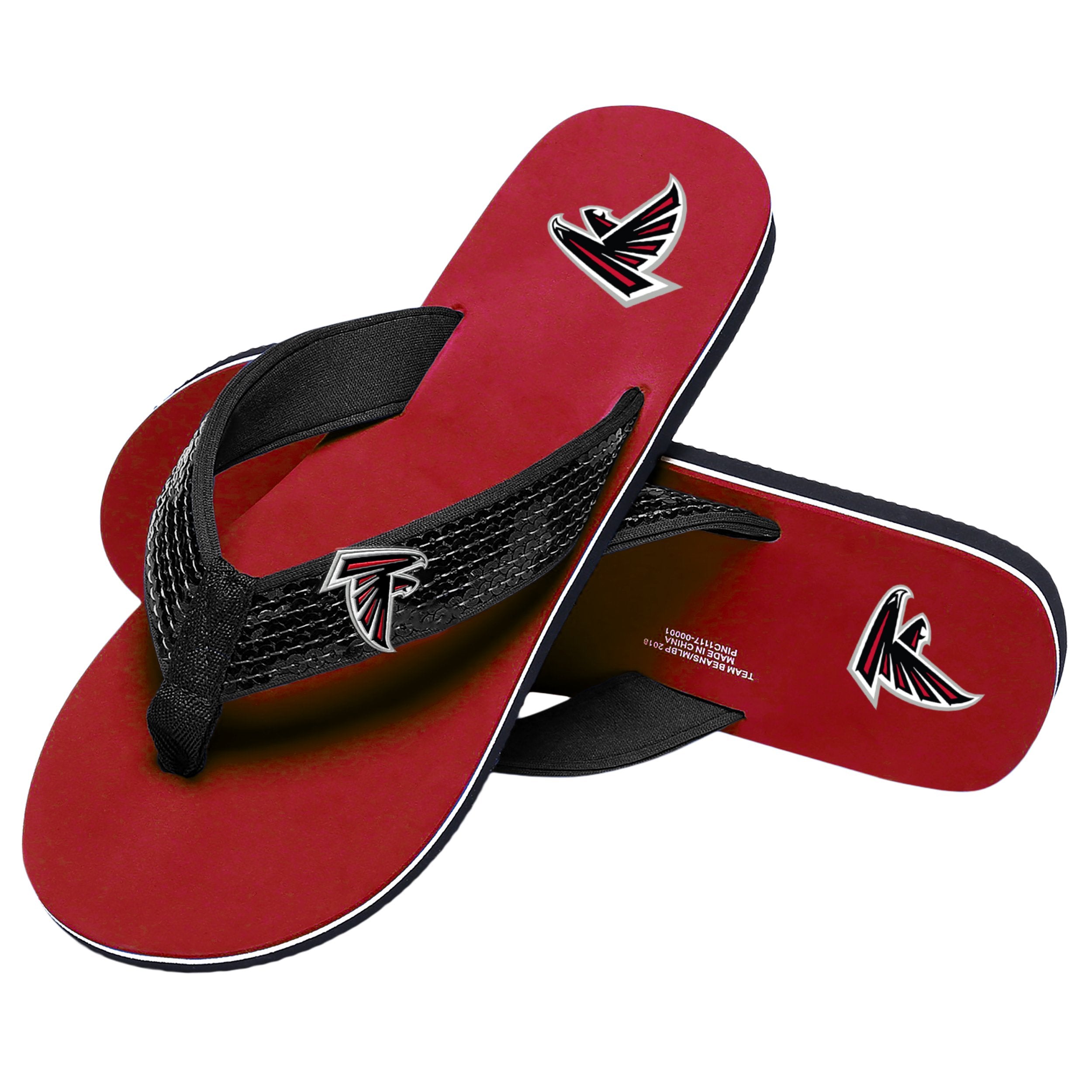 Atlanta Falcons Big Logo Flip Flop Sandals