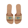 Green Bay Packers NFL Womens Straw Slide