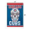 Chicago Cubs MLB Day Of The Dead Garden Flag