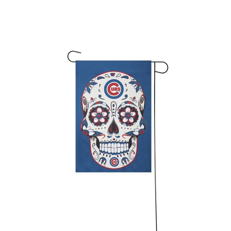 Chicago Cubs MLB Day Of The Dead Skull Figurine