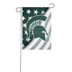 Michigan State Spartans NCAA Americana Garden Flag