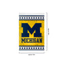 Michigan Wolverines NCAA Americana Garden Flag