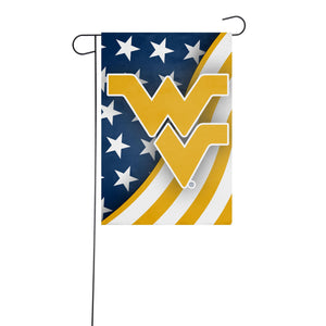 West Virginia Mountaineers NCAA Americana Garden Flag