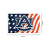 Auburn Tigers NCAA Americana Horizontal Flag