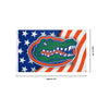 Florida Gators NCAA Americana Horizontal Flag