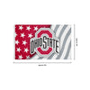 Ohio State Buckeyes NCAA Americana Horizontal Flag