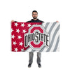 Ohio State Buckeyes NCAA Americana Horizontal Flag