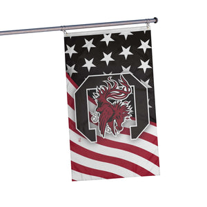 South Carolina Gamecocks NCAA Americana Horizontal Flag