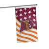 Virginia Tech Hokies NCAA Americana Horizontal Flag