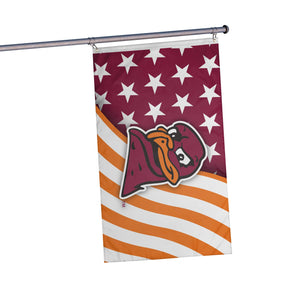Virginia Tech Hokies NCAA Americana Horizontal Flag
