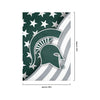 Michigan State Spartans NCAA Americana Vertical Flag