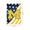 Michigan Wolverines NCAA Americana Vertical Flag