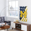 Michigan Wolverines NCAA Americana Vertical Flag