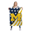 Michigan Wolverines NCAA Americana Vertical Flag