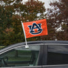 Auburn Tigers NCAA 2 Pack Solid Car Flag