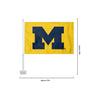 Michigan Wolverines NCAA 2 Pack Solid Car Flag