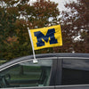 Michigan Wolverines NCAA 2 Pack Solid Car Flag