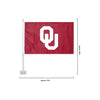 Oklahoma Sooners NCAA 2 Pack Solid Car Flag