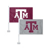 Texas A&M Aggies NCAA 2 Pack Solid Car Flag