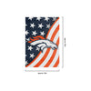 Denver Broncos NFL Americana Garden Flag