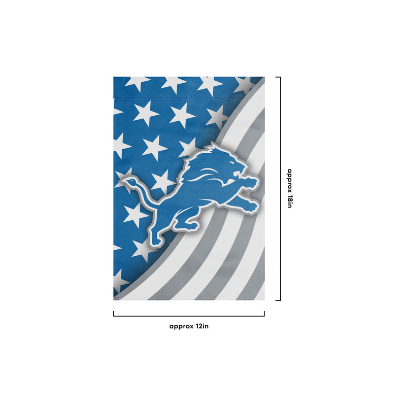 Detroit Lions NFL Americana Garden Flag