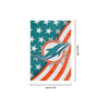 Miami Dolphins NFL Americana Garden Flag