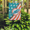 Miami Dolphins NFL Americana Garden Flag