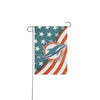 Miami Dolphins NFL Americana Garden Flag