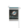 Miami Dolphins NFL Americana Garden Flag