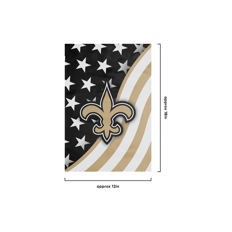 New Orleans Saints NFL Americana Garden Flag