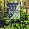 Seattle Seahawks NFL Americana Garden Flag