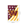 Washington Commanders NFL Americana Garden Flag