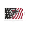 Atlanta Falcons NFL Americana Horizontal Flag