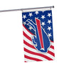 Buffalo Bills NFL Americana Horizontal Flag