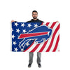 Buffalo Bills NFL Americana Horizontal Flag