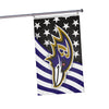 Baltimore Ravens NFL Americana Horizontal Flag