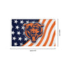 Chicago Bears NFL Americana Horizontal Flag