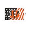 Cincinnati Bengals NFL Americana Horizontal Flag