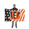 Cincinnati Bengals NFL Americana Horizontal Flag