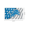 Detroit Lions NFL Americana Horizontal Flag