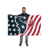 Houston Texans NFL Americana Horizontal Flag