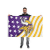 Minnesota Vikings NFL Americana Horizontal Flag