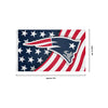 New England Patriots NFL Americana Horizontal Flag