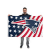 New England Patriots NFL Americana Horizontal Flag