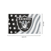 Las Vegas Raiders NFL Americana Horizontal Flag