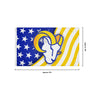 Los Angeles Rams NFL Americana Horizontal Flag