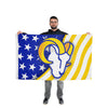 Los Angeles Rams NFL Americana Horizontal Flag