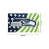 Seattle Seahawks NFL Americana Horizontal Flag