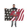 Tampa Bay Buccaneers NFL Americana Horizontal Flag