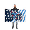 Tennessee Titans NFL Americana Horizontal Flag